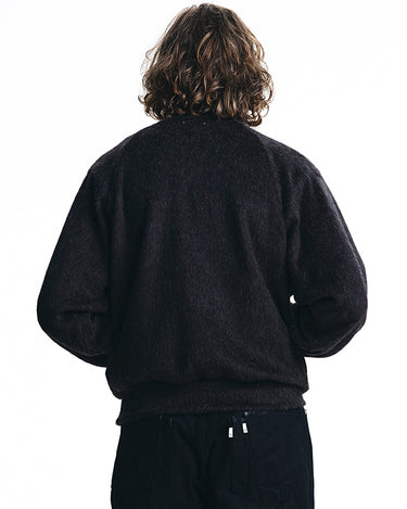 A.Wool Shaggy Track Jacket