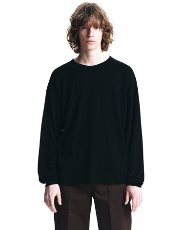 EF.Wool Interlock Crewneck L/S Pullover