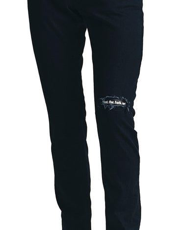119 Black STR Denim S.Slim Jeans KST