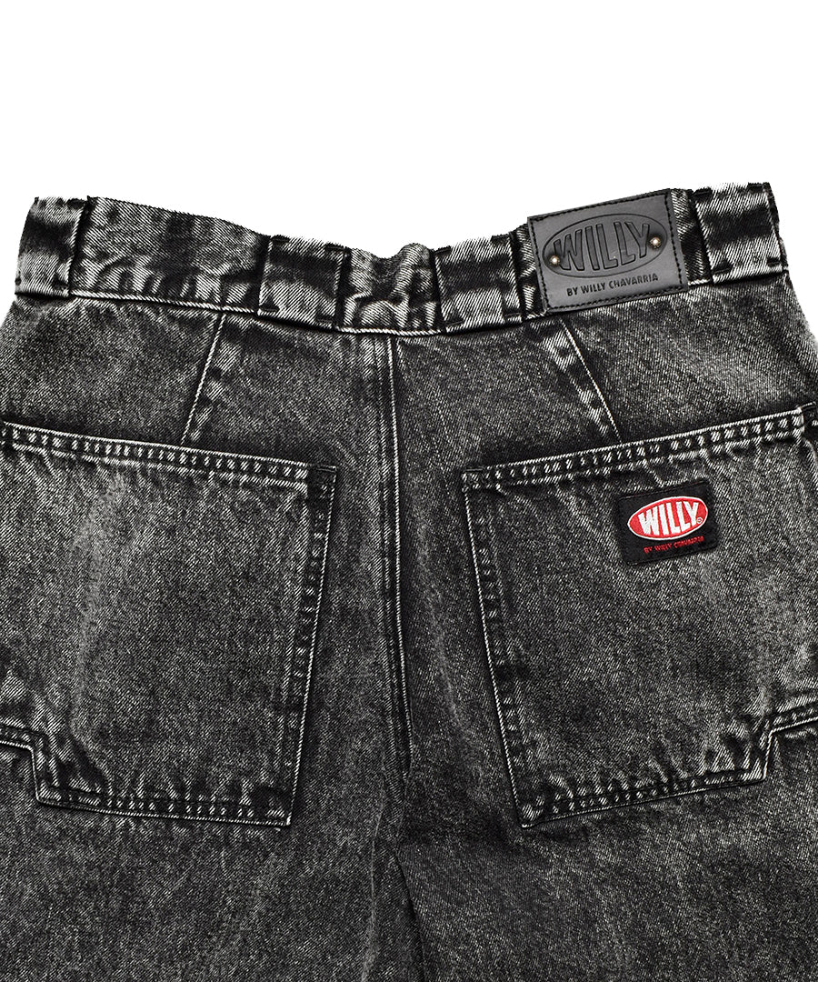 Black Denim CB.RAVER PANTS
