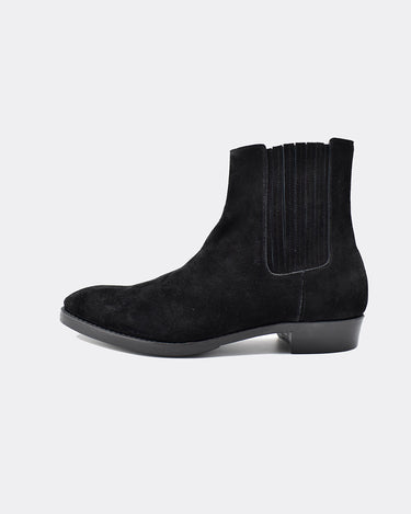 Suede Leather Western Side Gore Boots