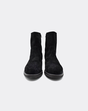 Suede Leather Sidezip Boots