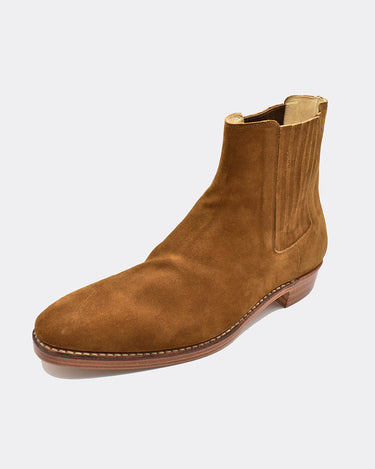 Suede Leather Western Side Gore Boots