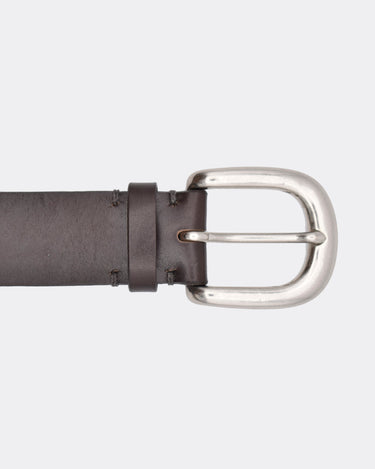 Double Studs Leather Belt