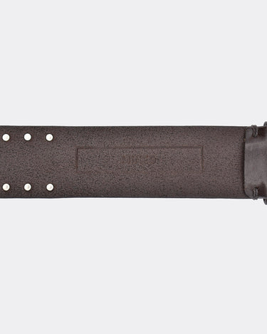 Double Studs Leather Belt