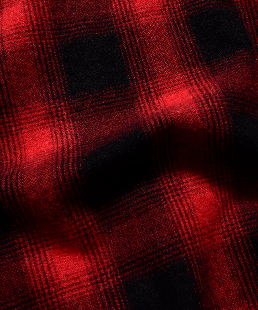 Ombre Check Flannel RF Western SH