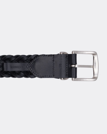 Leather Semi Wide Mesh Belt
