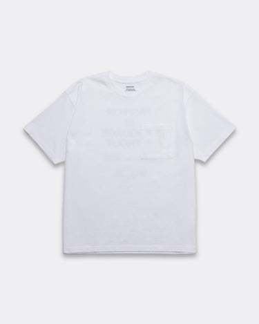 FASHION IS LANGUAGE Crewneck Pocket Tee
