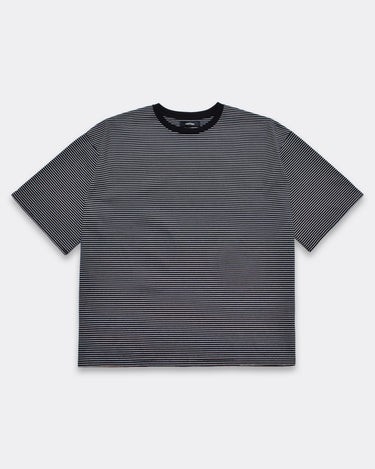 Micro Border Loose Crewneck T-SH
