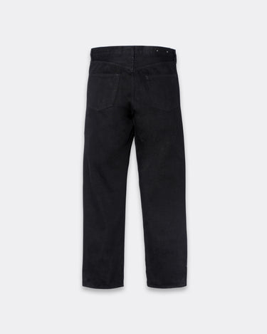 Black Denim Regular Straight Jeans OWS
