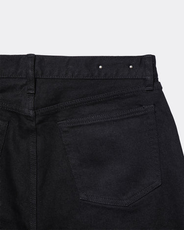 Black S.STR Denim Slim Tapered Jeans OWS