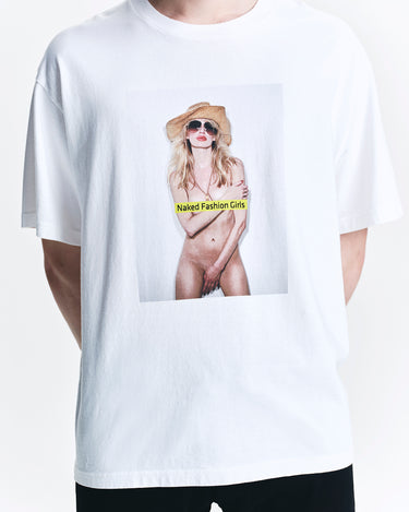 Mike Dowson Naked Summer Girl Photo Tee by STIE-lo