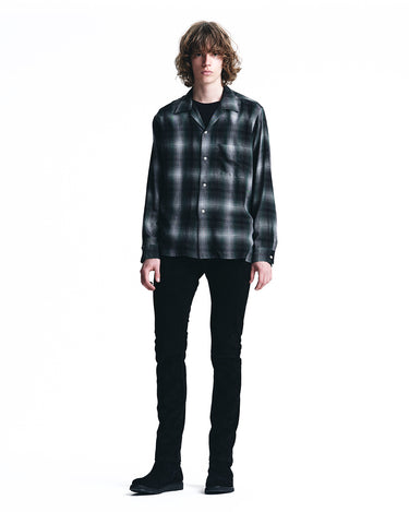 Goat Suede Bonding Slim 5pocket Pants