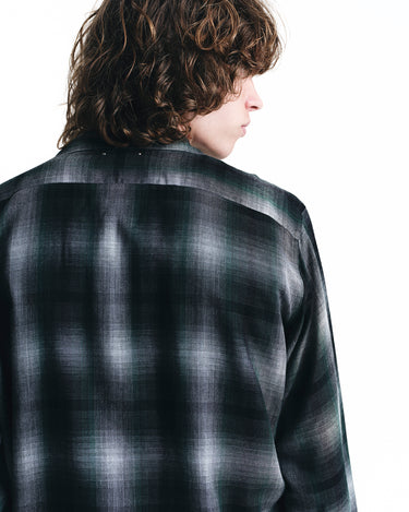 T.Rayon Ombre Open Collar Shirt