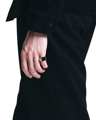 Square Onyx Signet Ring by END