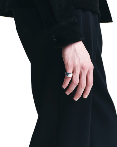 Flat Square Signet Ring by END