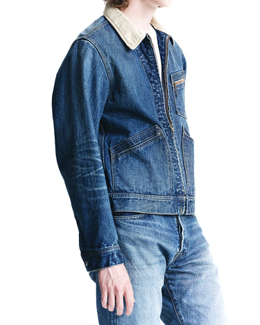 Denim Zipup Trucker Jacket USD