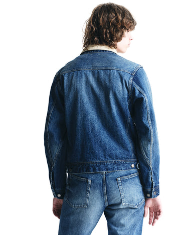 Denim Zipup Trucker Jacket USD