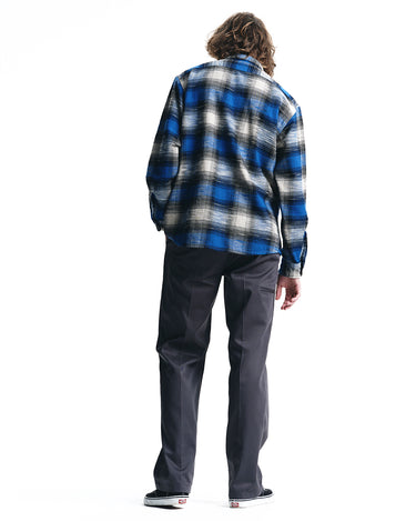 Heavy Cotton Flannel Ombre Work Shirt