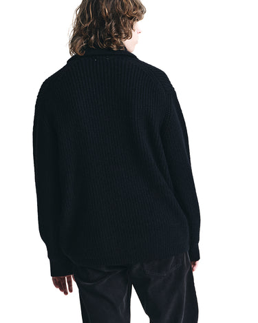 Baby Alpaca Wool Shawl Collar Knit Cardigan