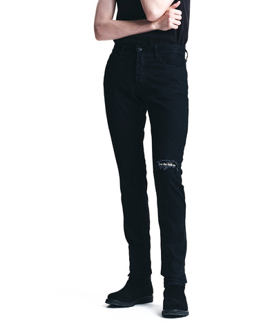 119 Black STR Denim S.Slim Jeans KST