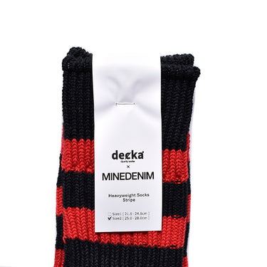 decka × MINEDENIM Border Rib SOX