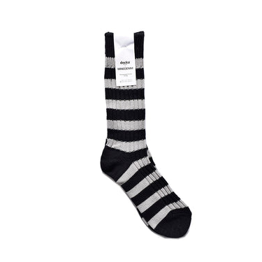 decka × MINEDENIM Border Rib SOX