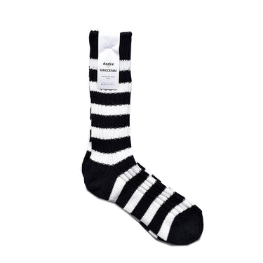 decka × MINEDENIM Border Rib SOX