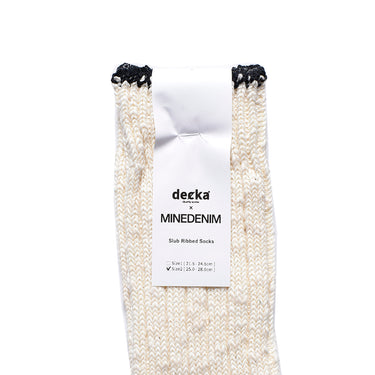 decka × MINEDENIM Melange Rib SOX