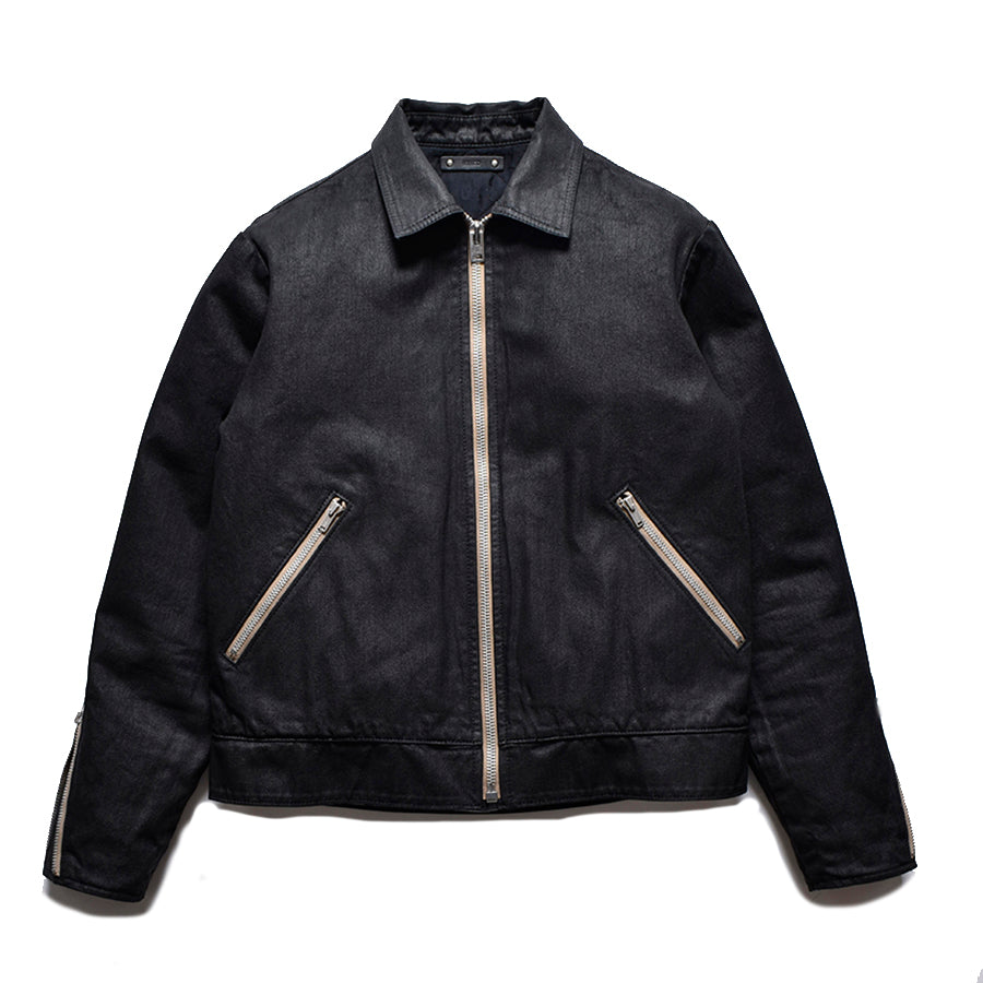 Black Coating Denim Riders JKT