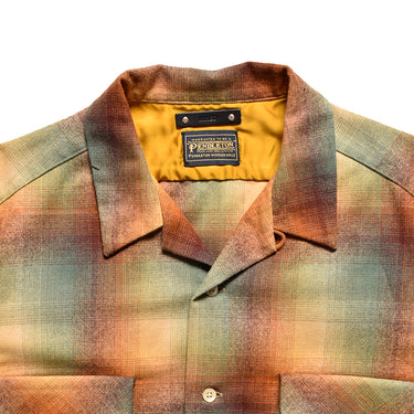 PENDLETON W.Check Double Pocket Open Collar SH