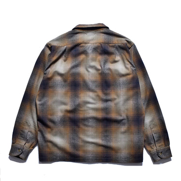 PENDLETON W.Check Double Pocket Open Collar SH