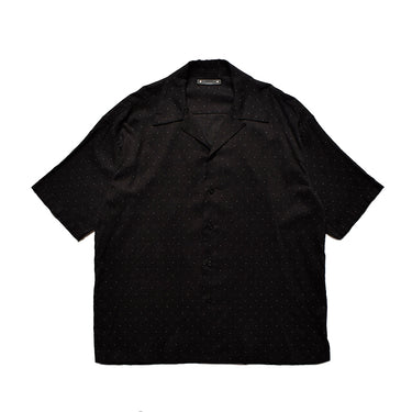 C.R.Silk Dots Open Collar SH