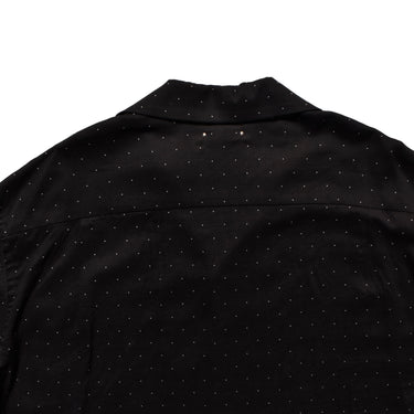 C.R.Silk Dots Open Collar SH