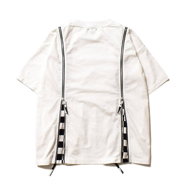 OLD PARK×MINEDENIM Zip Wide Denim T-SH