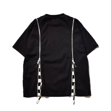 OLD PARK×MINEDENIM Zip Wide Denim T-SH