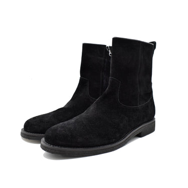 Suede Leather Sidezip Boots