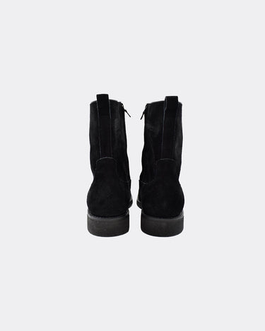Suede Leather Sidezip Boots