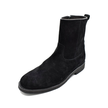 Suede Leather Sidezip Boots