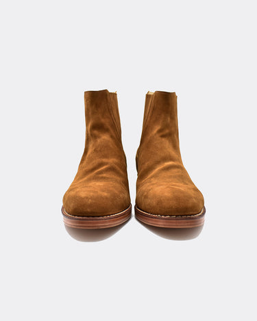 Suede Leather Western Side Gore Boots