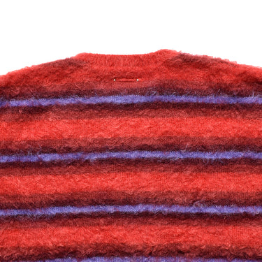 Blurry Border Mohair Knit Pullover