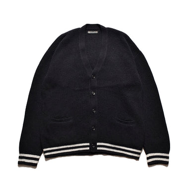 Raccoon Knit Letterd Cardigan