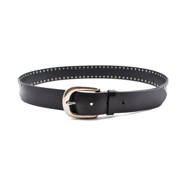 Double Studs Leather Belt