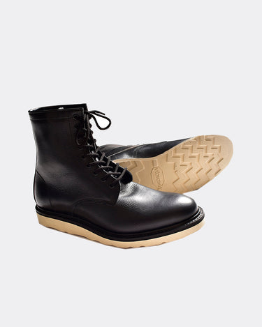 Leather Zipper Unit Military Boots