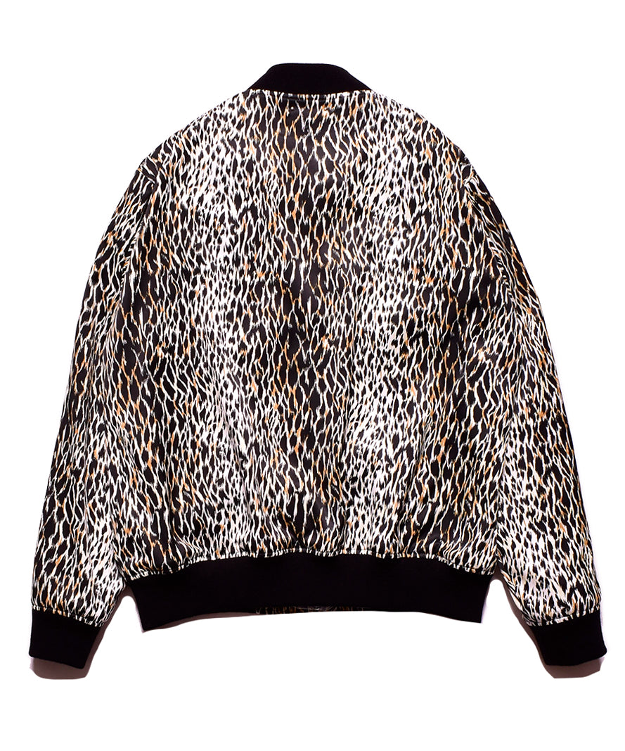 Leopard RC.Satin Rib Zip Blouson – MINEDENIM