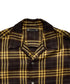 Ry.Wool Check Open Collar SH