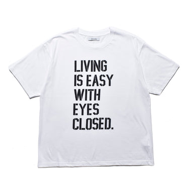 LIVING IS EASY WITH EYES CLOSED T-SH