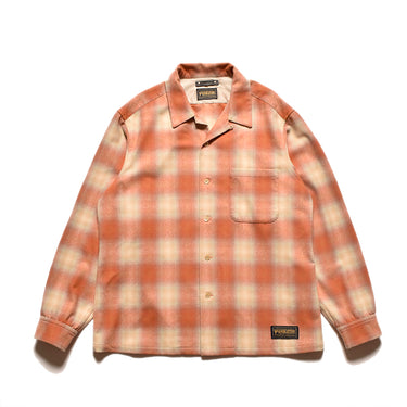 PENDLETON W.Plaid Open Collar SH