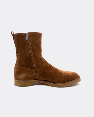Officine Creative | MINEDENIM "Suede Side Zip Boots"
