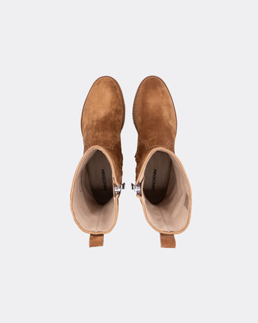 Officine Creative | MINEDENIM "Suede Side Zip Boots"